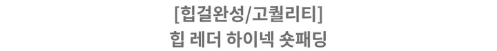 [힙걸완성/고퀄리티] 힙 레더 하이넥 숏패딩 상세 이미지 2