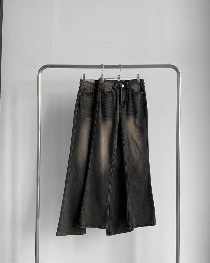 [~XL/2기장] 보헤미안 포켓걸 인어핏 S라인 워싱 부츠컷 데님 팬츠 바지 상세 이미지 16