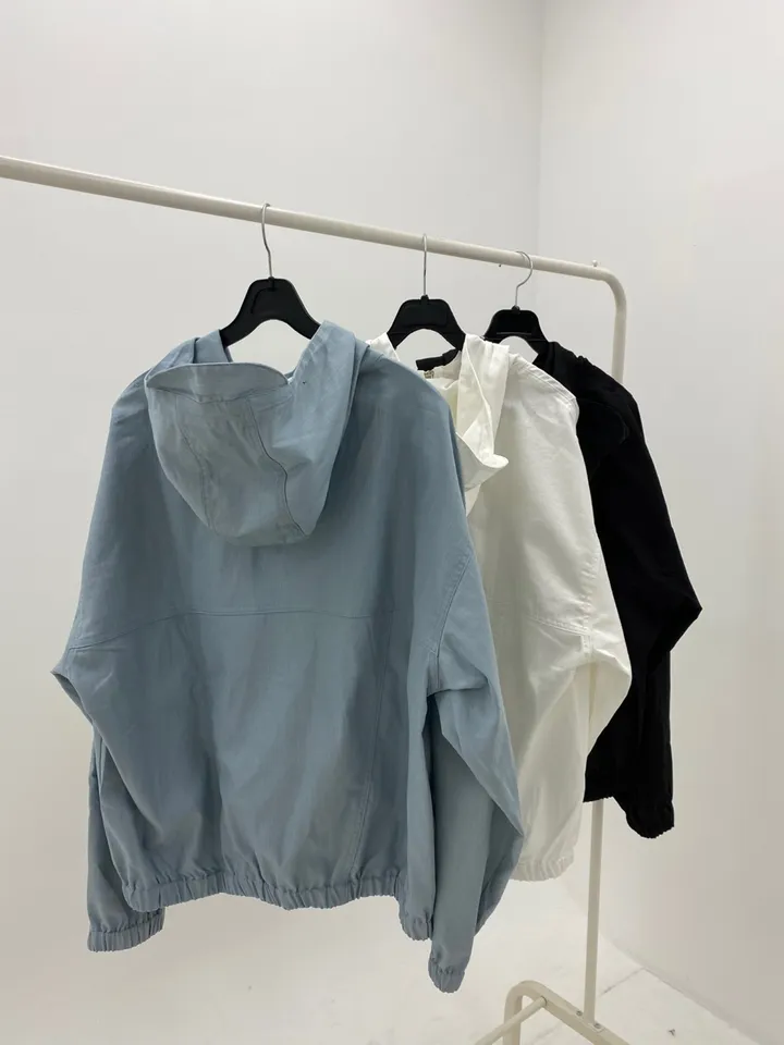 [🩵봄신상/오버핏/🩵반응폭주]데이 남녀공용 유니섹스 오버핏 스트링 스토퍼 투웨이 후드캡 간절기 아우터 바람막이 상세 이미지 41