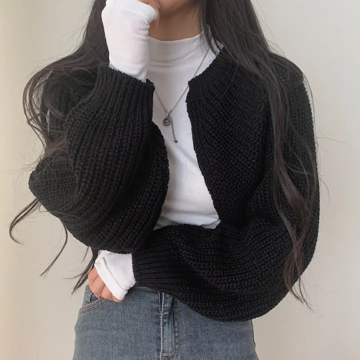 가을 두께감! 하찌 볼레로 크롭 니트가디건;5col 상세 이미지 38