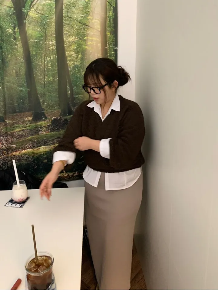 [2가지] 모던 블랙 골드 뿔테 안경 상세 이미지 19