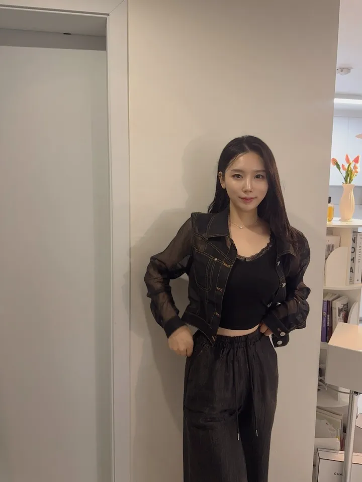 ⚡️블랙 당일⚡️스티치 시스루 썸머 자켓 상세 이미지 2