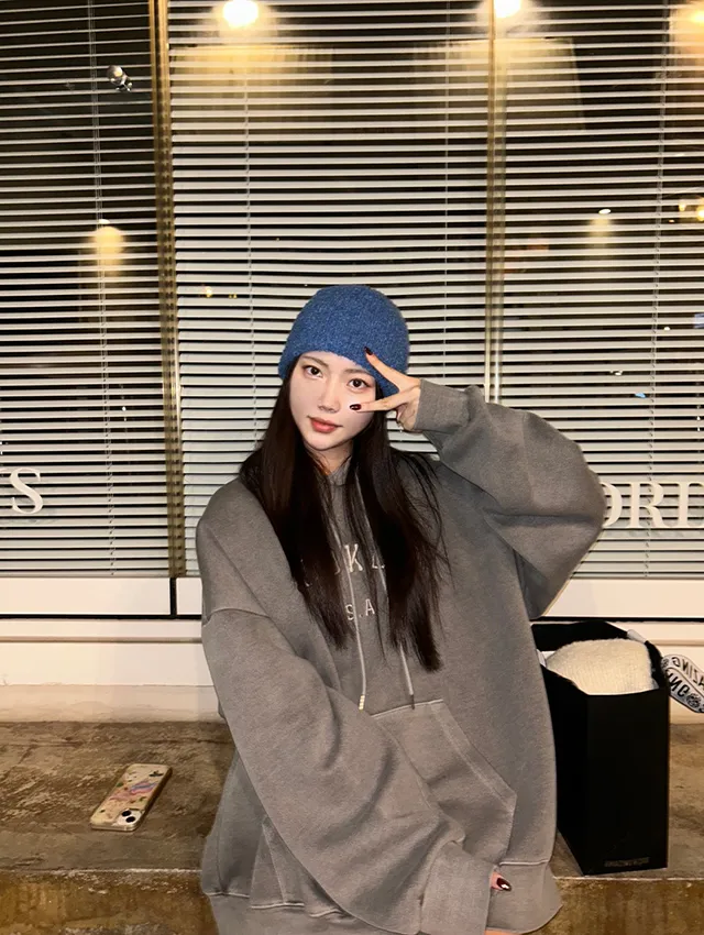[묶음세일]블루베리 부클 데일리 일자핏 툼 비니 5color 상세 이미지 6