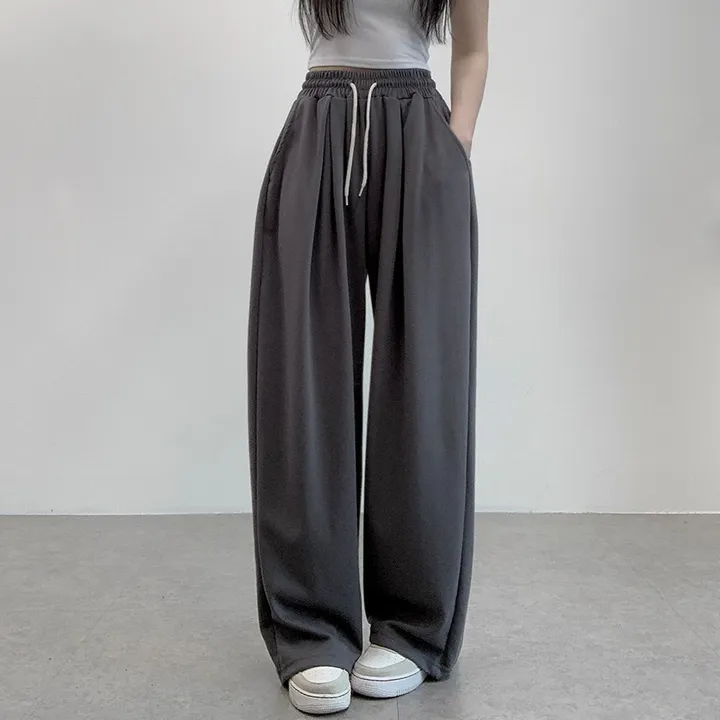 [기장선택/사계절팬츠] 루크 더블 핀턱 와이드 밴딩 롱팬츠 트레이닝 팬츠 4color 상세 이미지 20