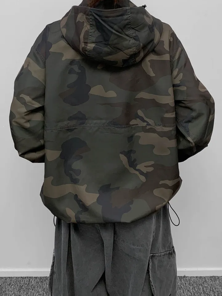 [🖤unisex] 카모 윈드 브레이커 상세 이미지 24