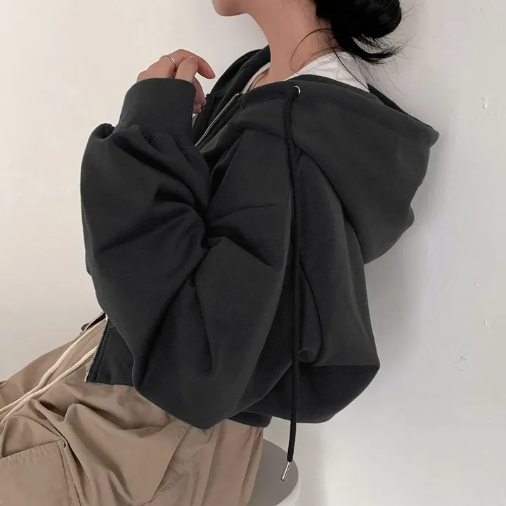 [💖후기극찬/봄,가을교복💖]  자체제작 #크치Made 꿈에 나온 핏, 사계절 입는 크롭 투웨이 후드집업 - zipup : 봄,봄아우터,봄자켓,가을,가을아우터 상세 이미지 65