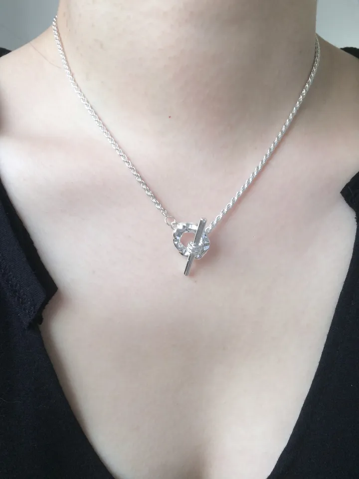 toggle&bar chain necklace 상세 이미지 4