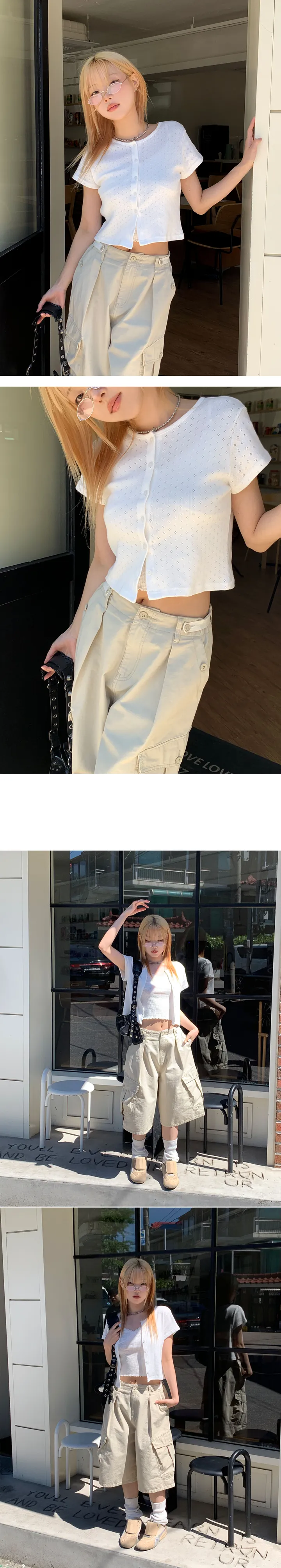[OT 버뮤다VER] 여름 와이드 카고 버뮤다 팬츠 - 2color 상세 이미지 11