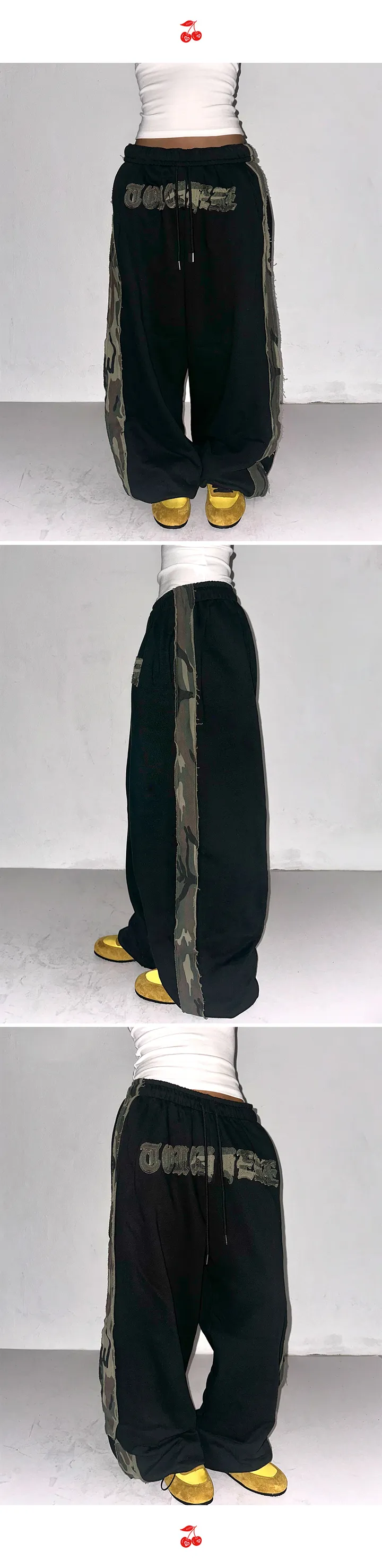 Camo Lettering Training Pants (2C) 상세 이미지 10