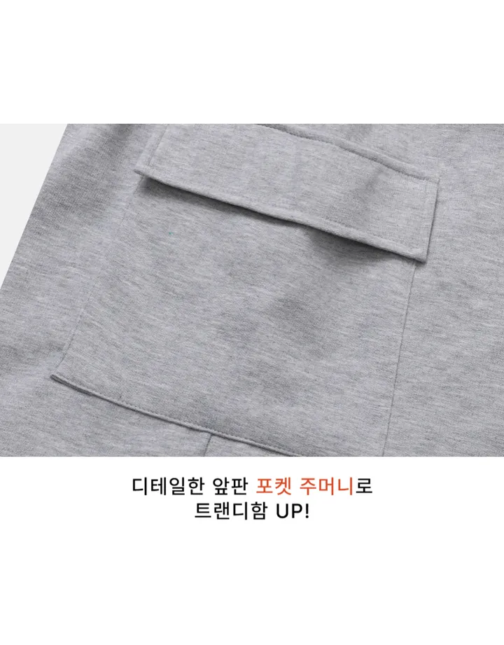 [SET할인][오늘출발] 버뮤다 팬츠 반바지 봄 여름 후드 집업 세트 허벅돼 상세 이미지 5