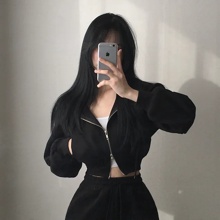 만족도100% 휘뚤마뚤 무지 투웨이 크롭후드집업 4color 상세 이미지 29