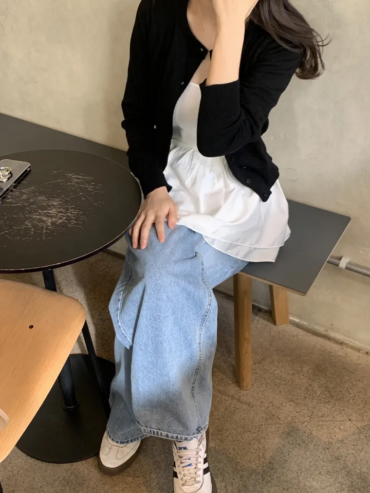 [컬러추가/잘록핏] 유닛 베이직 가디건 상세 이미지 16