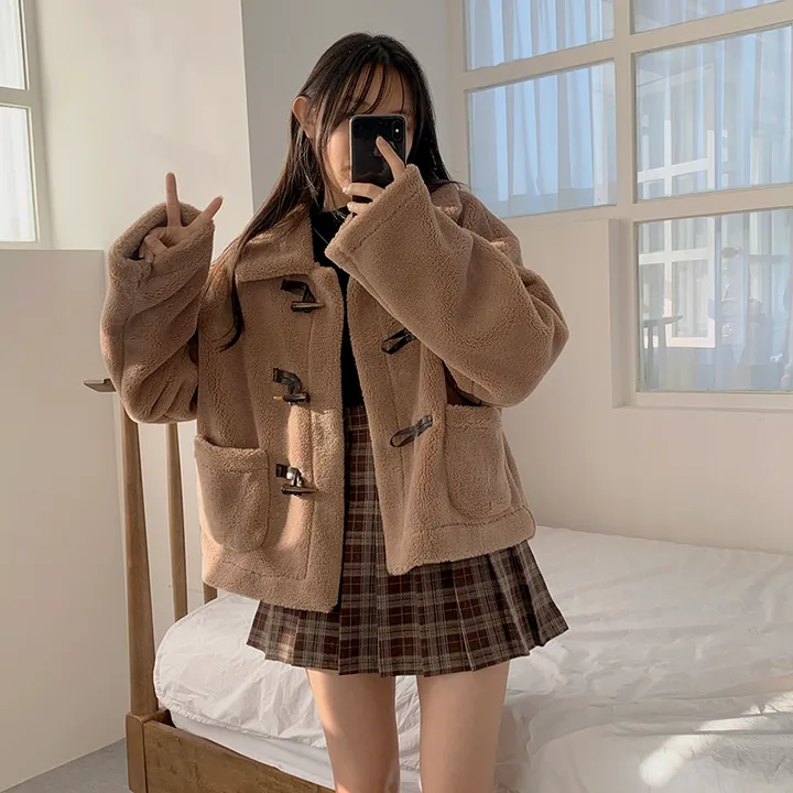 [실물보장!🤍몽글,따뜻~귀여워요! 떡볶이코트 양털코트 겨울코트] 몽실양털떡볶이코트 상세 이미지 30