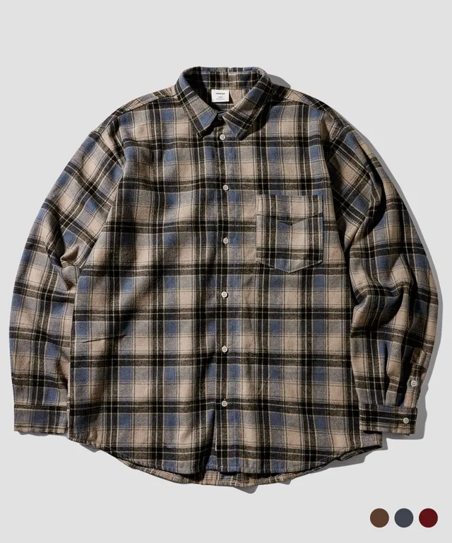 【KOOLOSET】Nerd Vintage Check Shirt Nerd Vintage Check Shirt (4color) - kooloset