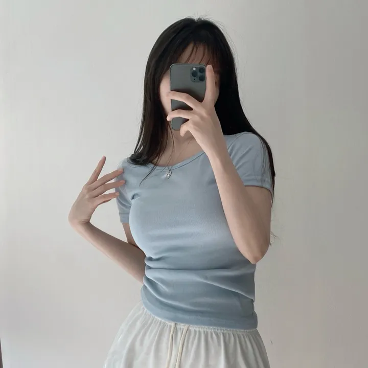 [11color/인생반팔] 코튼 데일리 부드러운 무지 라운드 반팔 기본 티셔츠 - 11color 상세 이미지 43