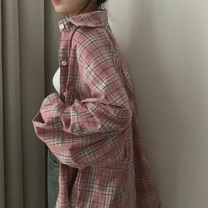 묶음할인🎈[오버핏🤍] 마가린 체크 오버 남방 상세 이미지 46