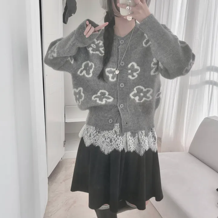 [뭉개구름💭/러블리] 입는순간 귀여움*-* 하튜 탄탄 데일리 니트 가디건 상세 이미지 8