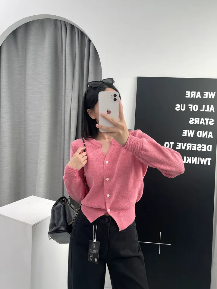 ❤봄컬러추가❤ 13컬러 캐시미어 라운드 트임 니트가디건 상세 이미지 33