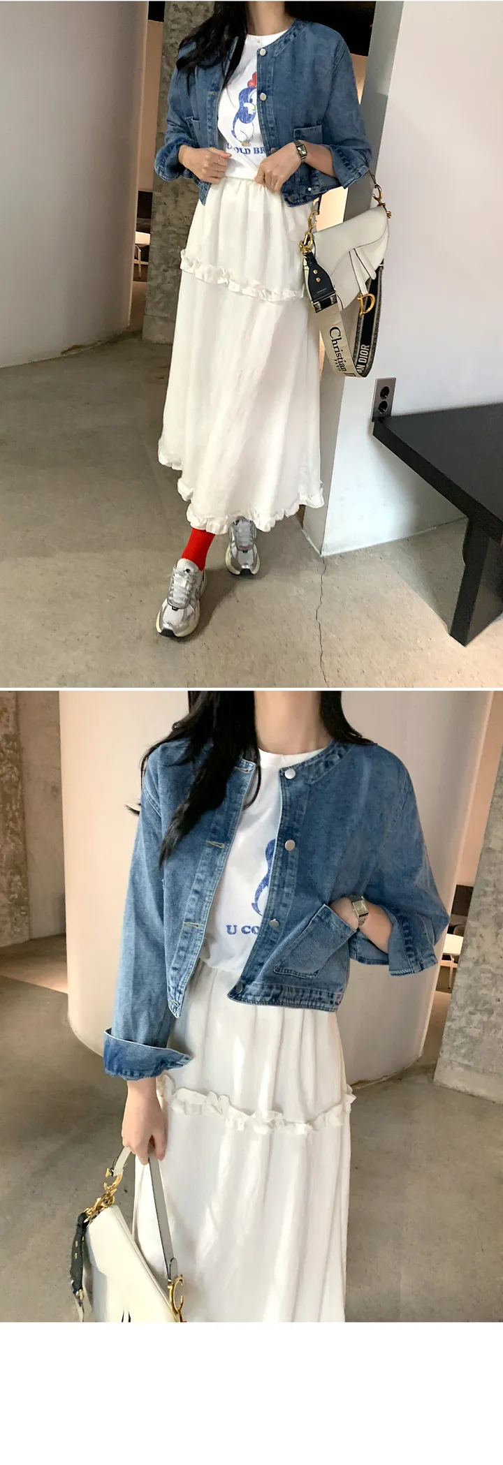 모하나 노카라 데일리 데님 자켓 상세 이미지 4