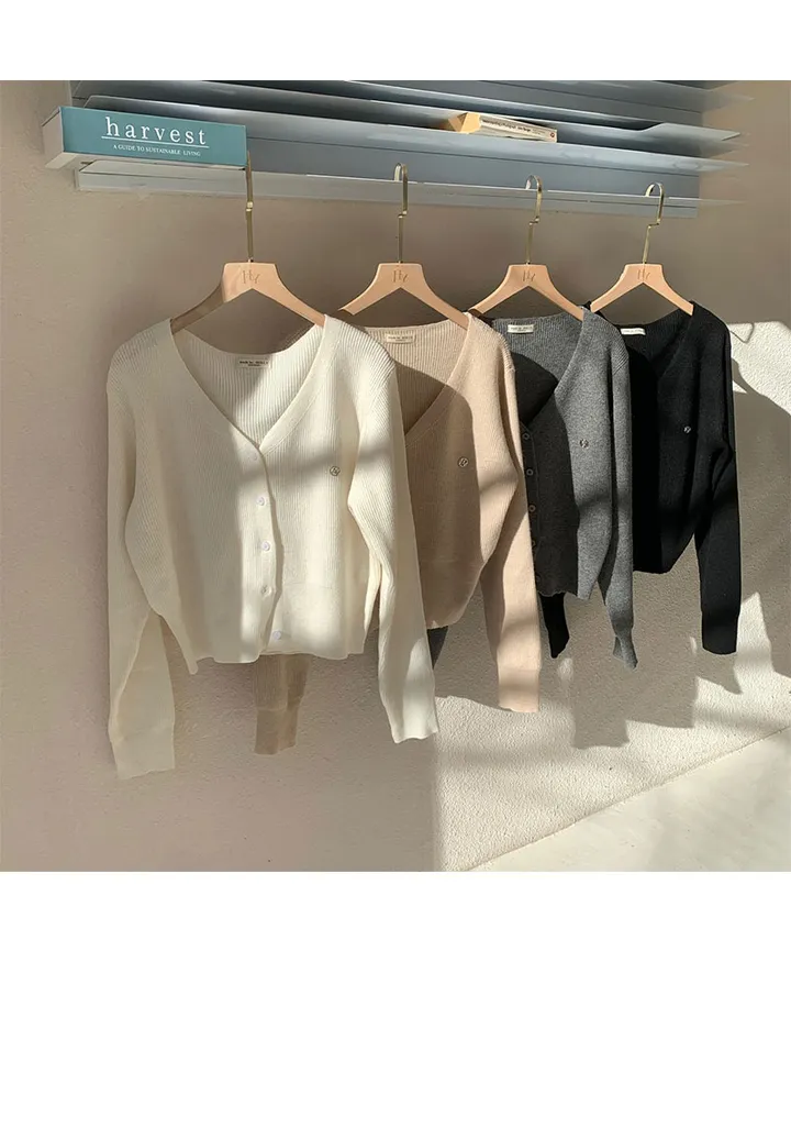 [made/기본필수!/잘록핏] 델리 브이넥 잘록 가디건 봄가디건 하객룩 봄신상 상세 이미지 32