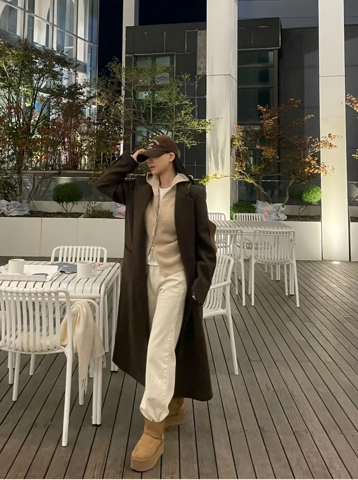 나인  프리미엄 울 맥시 코트 2color. 상세 이미지 74