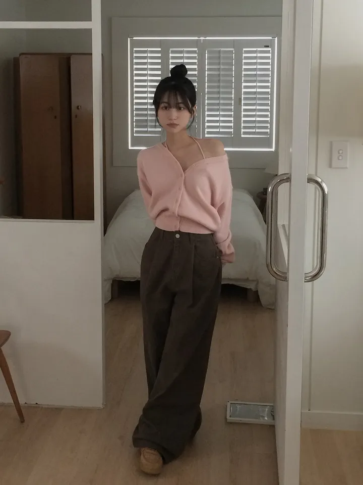 +영상[핏강추🤎] 틴츠 핀턱 코튼 와이드핏 롱 팬츠 3colors 상세 이미지 30