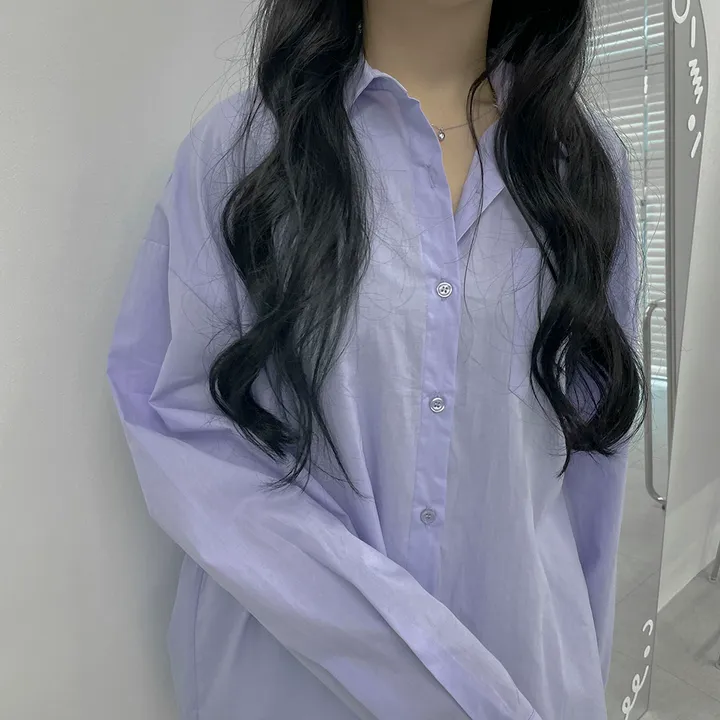 [❤주문폭주❤/빅사이즈] 남친셔츠 오버핏 롱 남방 6colors 상세 이미지 24