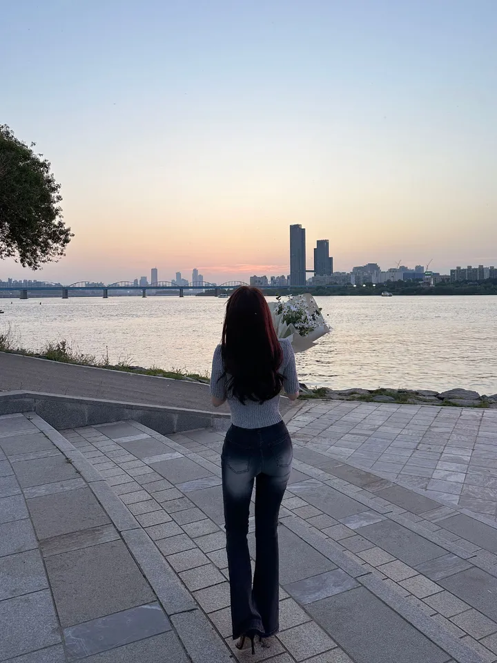 [자체제작/허리쏘옥/히든밴딩/기본,롱ver] -3kg 몸매 보정 워싱 롱 부츠컷 데님 청바지 롱팬츠 상세 이미지 80