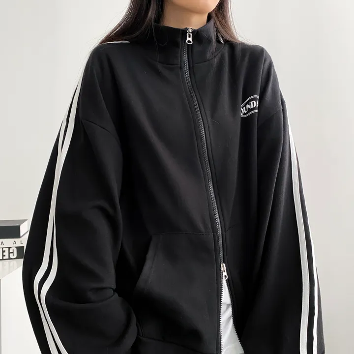 ⭐ 봄신상! [캐주얼/묶음할인] 오버핏 바운더리 투웨이 카라 집업 3color 상세 이미지 21