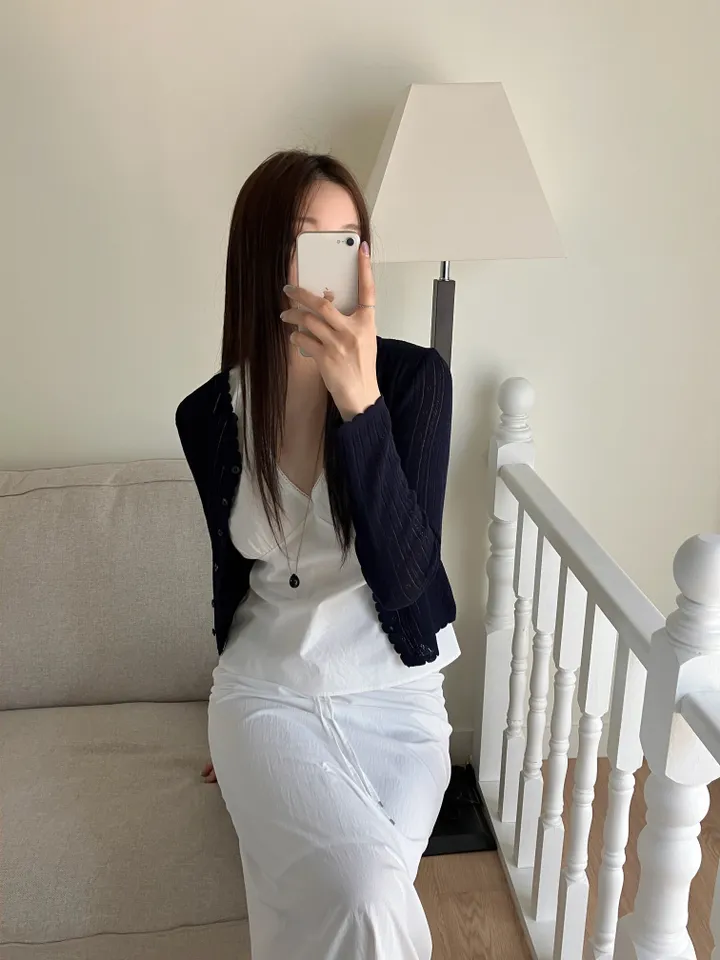 [썸머/데일리]웨이브 펀칭 썸머 가디건(4컬러) 상세 이미지 14