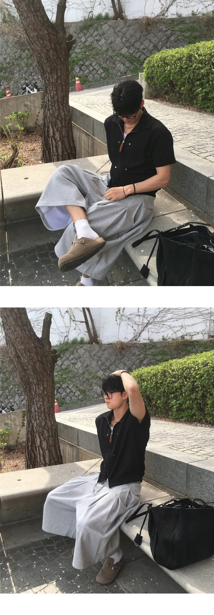 [SUMMER VER.] 보테가 가디건 하프 자켓 남자 여름 코디 상세 이미지 8