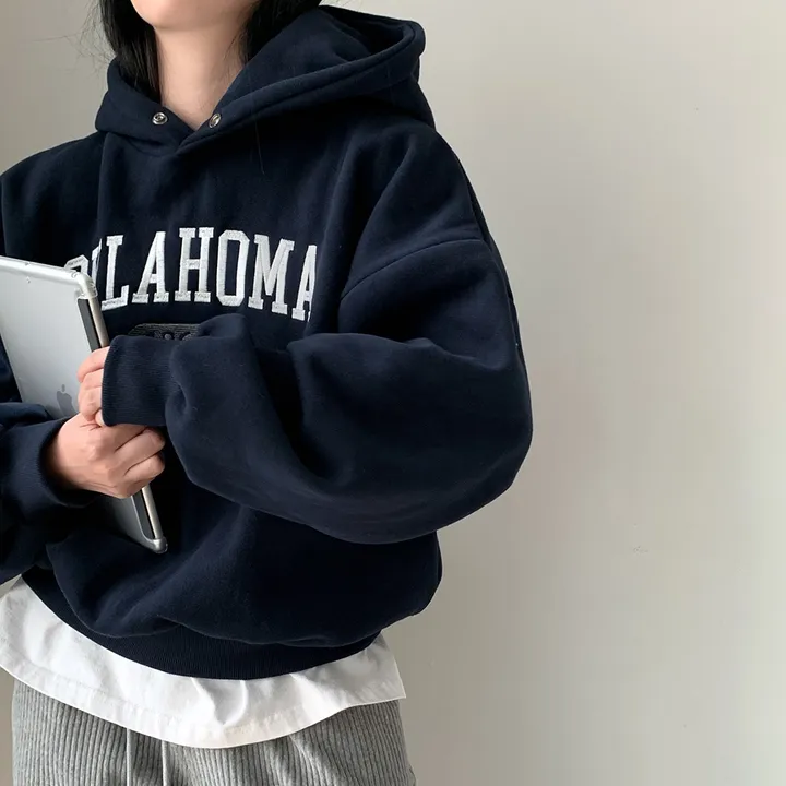[대박핏보장✨/98%만족/진그레이 당일출고!] 자체제작 #크치Made 꿈에 나온 핏, 오클라호마 1866  양기모 맨투맨 긴팔 후드티 ; 5컬러 상세 이미지 180