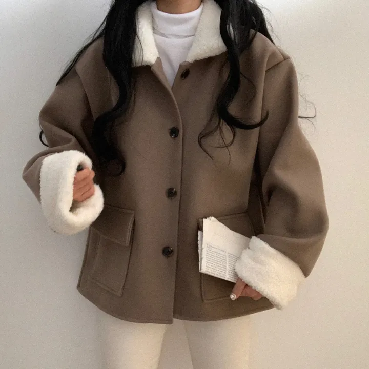 [가격실화?!] 겨울 몽글몽글한 모직 자켓 상세 이미지 41
