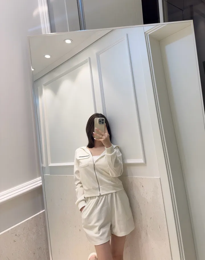(Daily line)25ss 분또 블랙비즈 후드집업숏팬츠set 3color 상세 이미지 10
