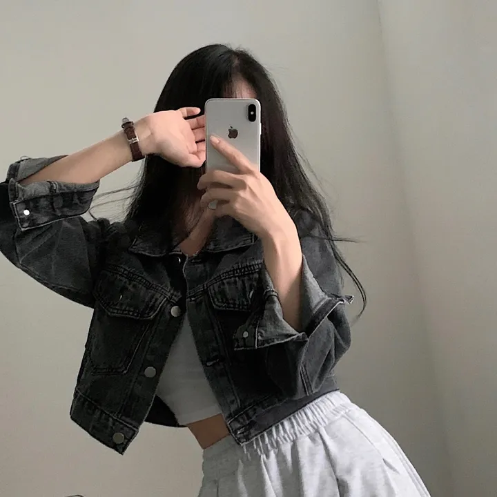 [기획/가을필수!] 퍼즐 데님 크롭 청자켓 - 2color 상세 이미지 17