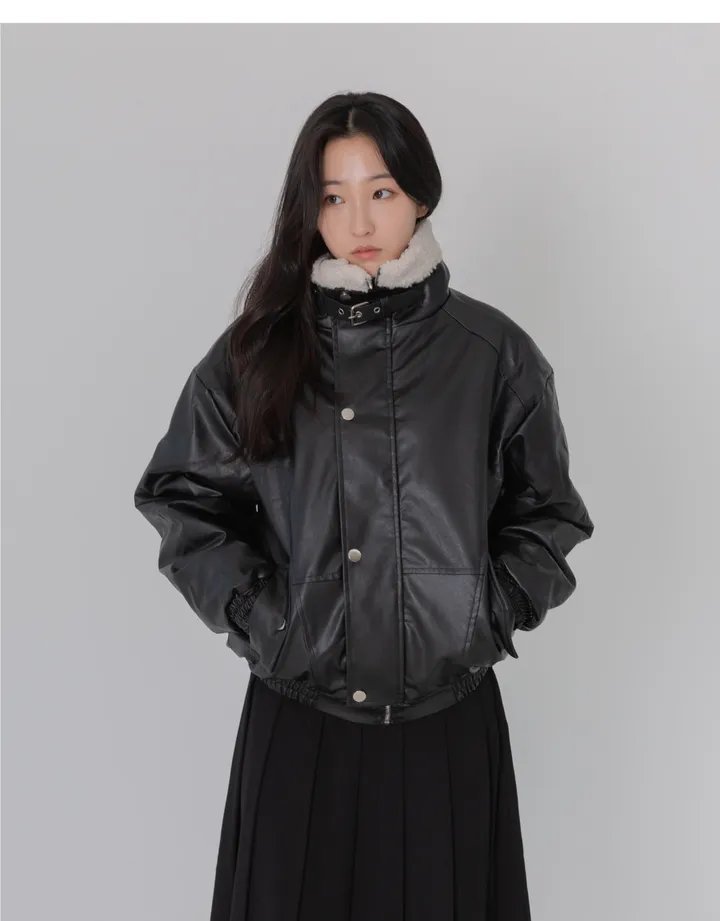 도카 퍼 레더무스탕(2colors) 상세 이미지 7