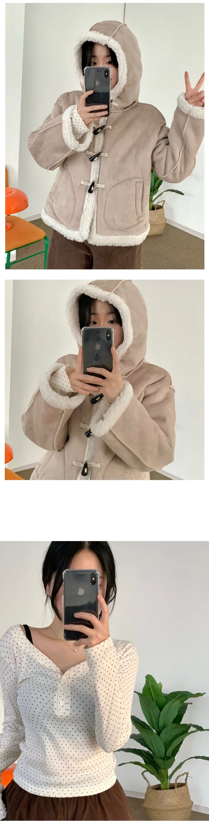 [안감전체양털🐏🔥] 테디 떡볶이 무스탕 상세 이미지 4