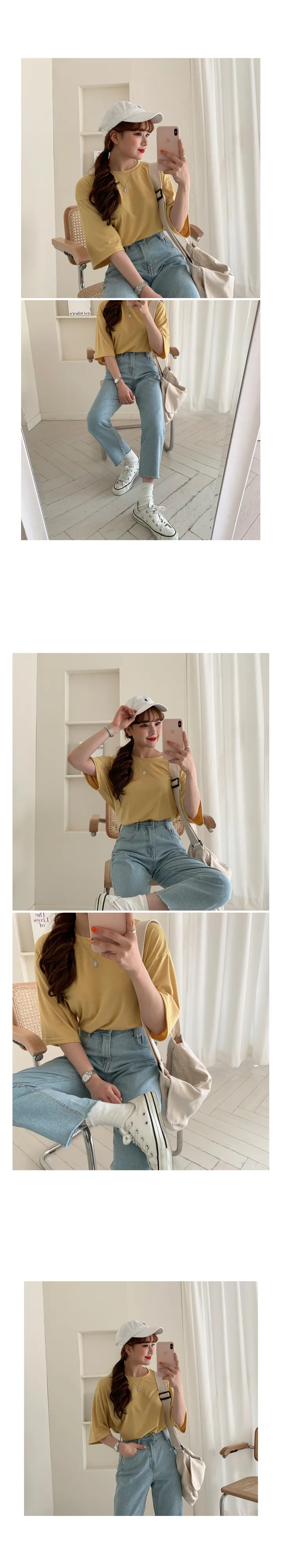 '당일발송'[landmade]인생핏키작녀썸머데님일자팬츠 (2color)'S-XL사이즈' 상세 이미지 73