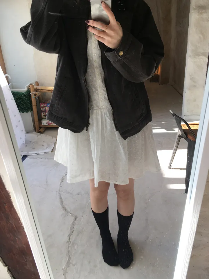 [봄신상💐](2colors/주문폭주🎉/투웨이) 빈티지 블루종 코튼 면 라이더 점퍼 자켓 jk 상세 이미지 97