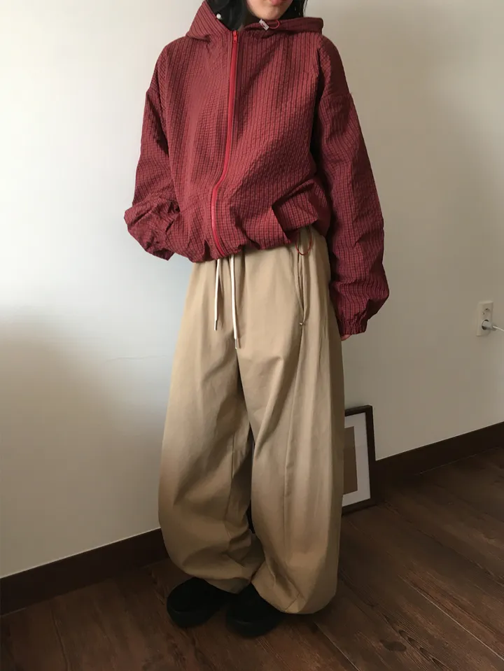 MD픽🩵 베카 체크 투웨이 후드 점퍼(5color) 상세 이미지 31