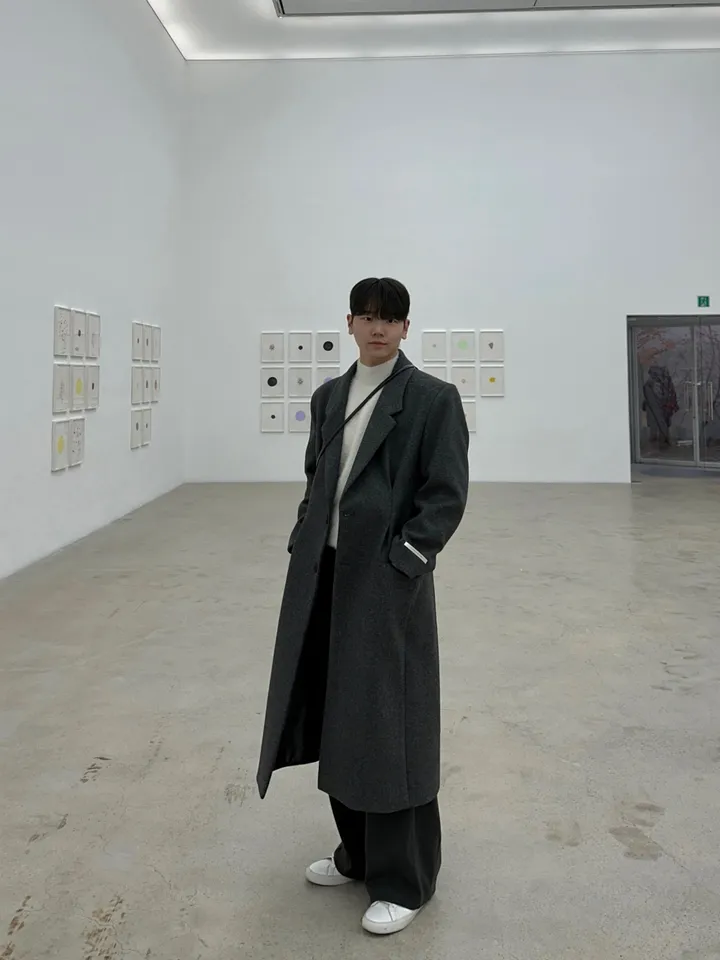 룩 다트 맥시 오버핏 울 코트 상세 이미지 55