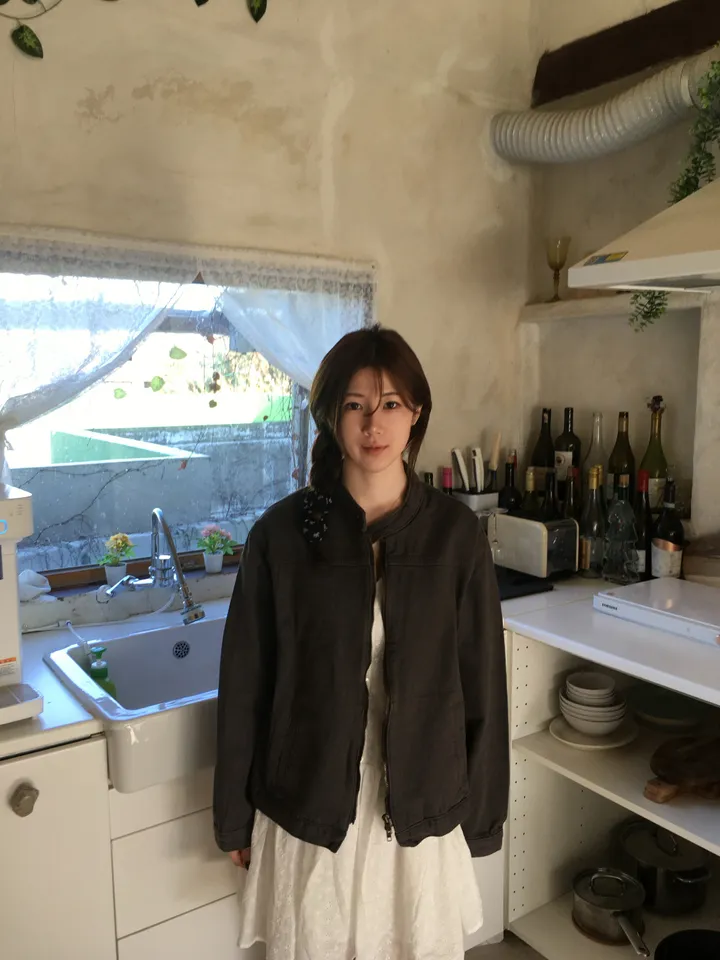 [봄신상💐](2colors/주문폭주🎉/투웨이) 빈티지 블루종 코튼 면 라이더 점퍼 자켓 jk 상세 이미지 91