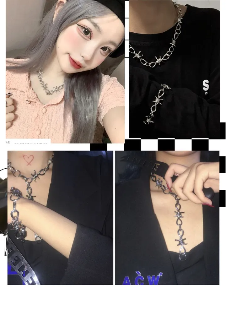 [130종류/주폭/전체세일/소장가치]남녀공용 스트릿 목걸이세트 모음 힙스타일목걸이 유니크목걸이 커플목걸이 레터링 상세 이미지 106