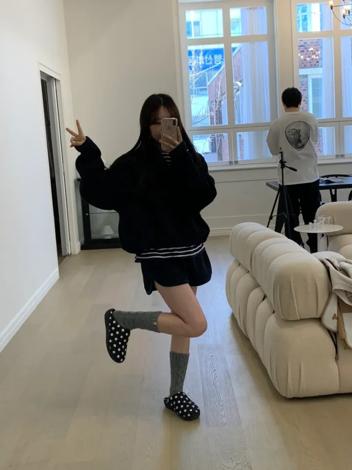 덤블집업 [집업/반집업/플리스/코디추천/겨울코디/대학생/직장인/y2k] 상세 이미지 3