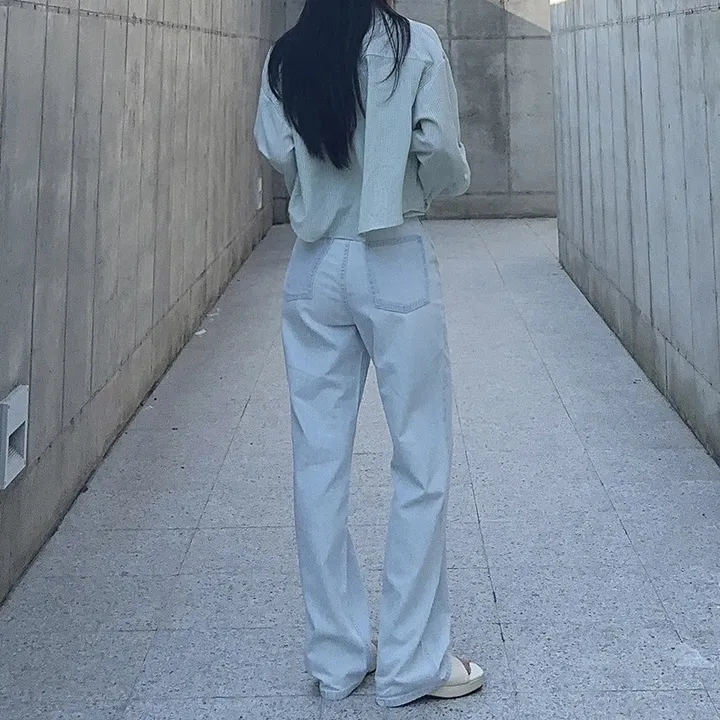 [당일출고] #누적10만장 썸머ver [MADE] 블림진 오버핏 딥 브러쉬 롱 와이드 데님 팬츠 (기장선택) 상세 이미지 210