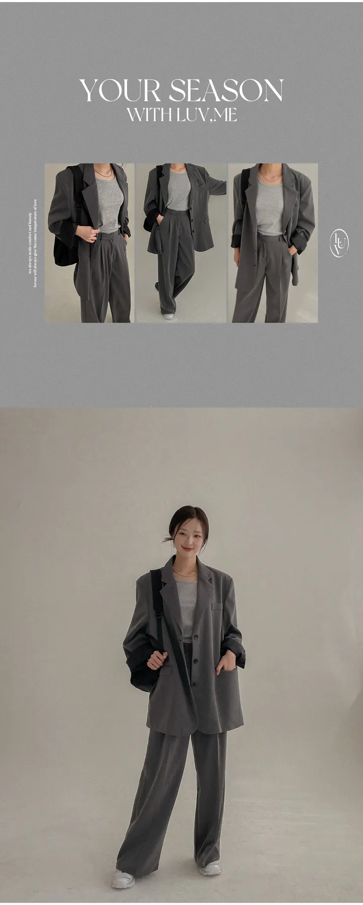 [빅사이즈 55~120] [MADE] 인생핏 오버 싱글자켓 상세 이미지 22