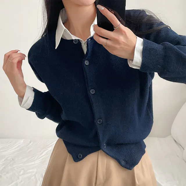[~10컬러] 보노보노 크롭핏 단정해 니트가디건 상세 이미지 67