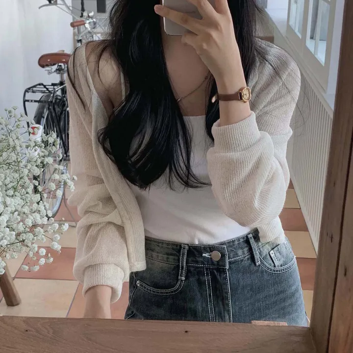 [햇빛차단☀️/블랙 당일출고!] 자체제작 #크치Made 순애 린넨 세미 크롭 볼레로 여름가디건 - cd (장마룩,워터밤,흠뻑쇼 필수템) 상세 이미지 80