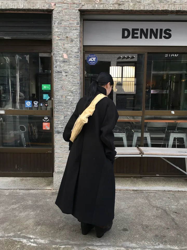 [MD픽🍅/unisex] 하이넥 스테디 발마칸 롱코트 (2color) 상세 이미지 17