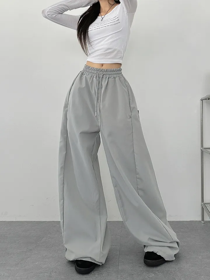 [사이드스냅🖤벌룬핏/나일론 2way스트링조절 비죠버튼 와이드팬츠] 비죠버튼벌룬와이드팬츠 상세 이미지 58